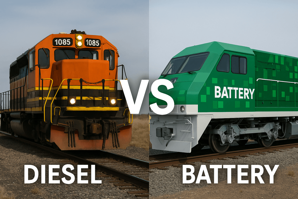 Will Batteries Replace Diesel in America’s&nbsp;Railroads?